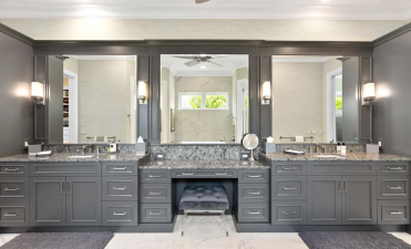 The perfect bathroom vanity choice: a double balance of style and function